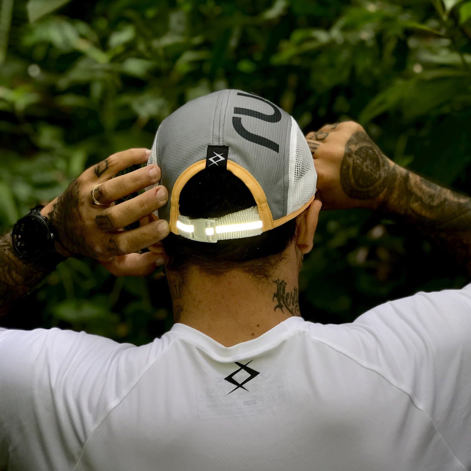 Five Panel Aba Curva SILVER TELA — foto 3