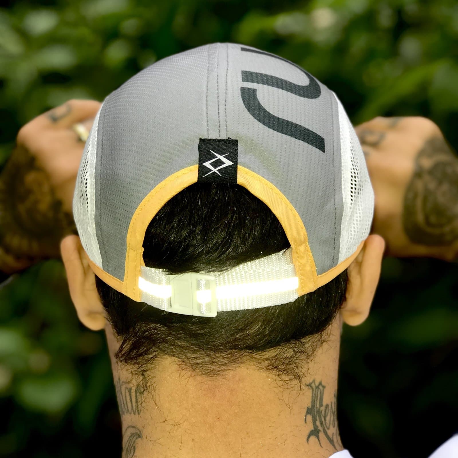 Five Panel Aba Curva SILVER TELA — foto 4